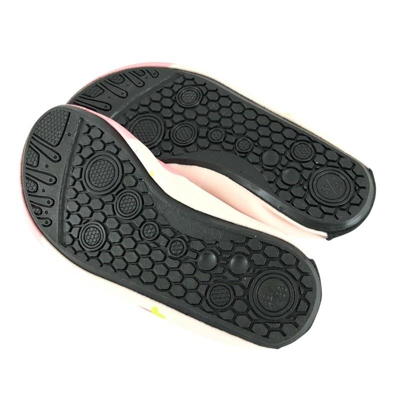 Girls Water Shoes Fabric Lightweight Bunny My Name Is Happy Pink 32/33 US 1/1.5
