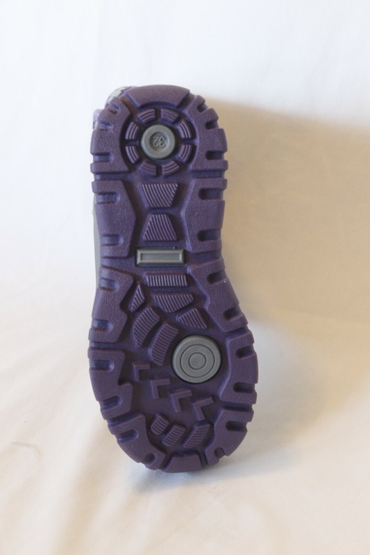 Girls Winter Snow Boots Waterproof Warm Mid Calf Anti Slippery Purple Color