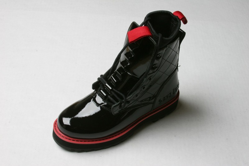 Globe Blackfist NoMad Boot (12) Black Patent GBNOMADBL