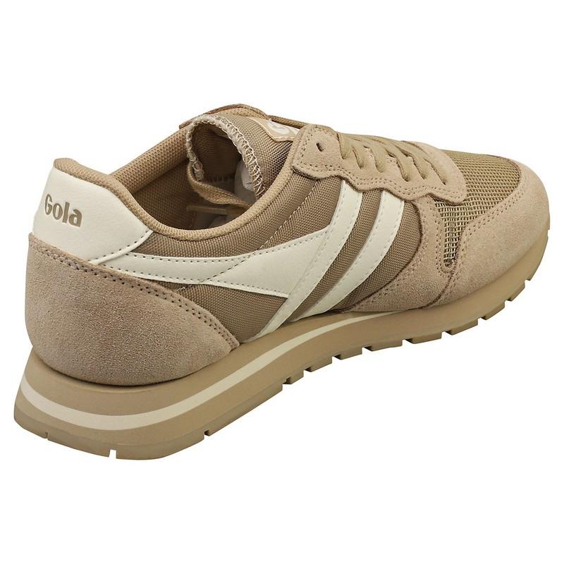Gola Daytona 88 Womens Fashion Sneakers In Bone Off White