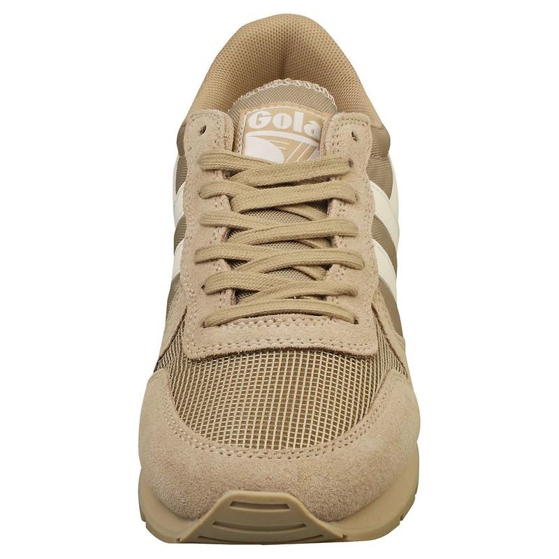 Gola Daytona 88 Womens Fashion Sneakers In Bone Off White