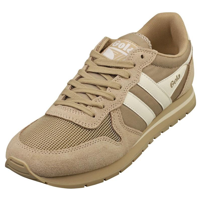 Gola Daytona 88 Womens Fashion Sneakers in Bone Off White