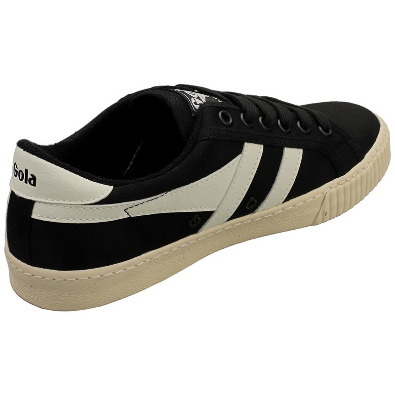 Gola Tennis Mark Cox Womens Casual Sneakers In Black Off White