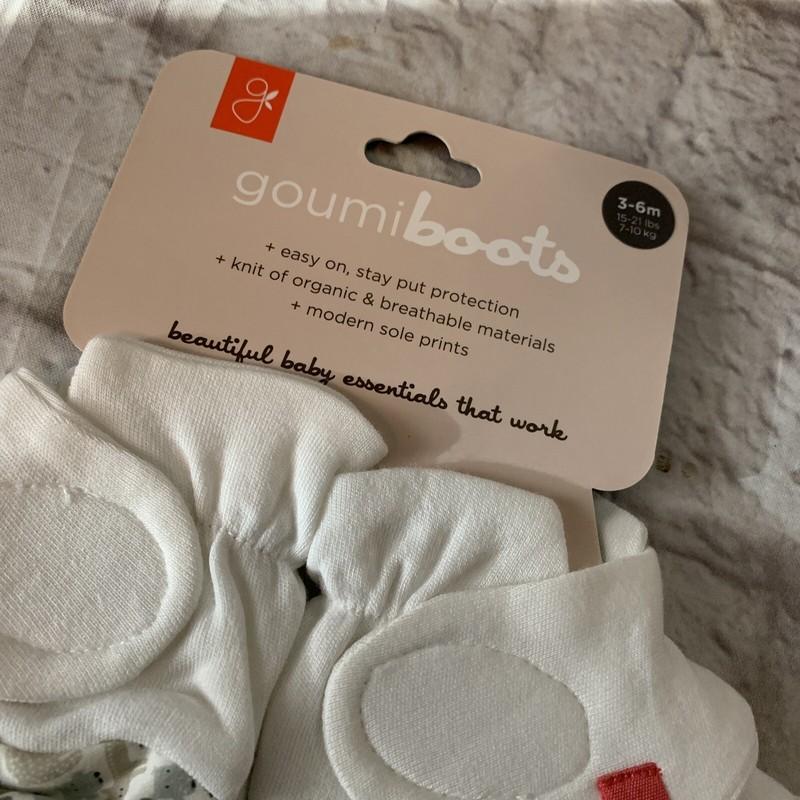 Goumi Kids Organic Stay-On Baby Booties Infant Shoes 3-6m Forest Friends Unisex