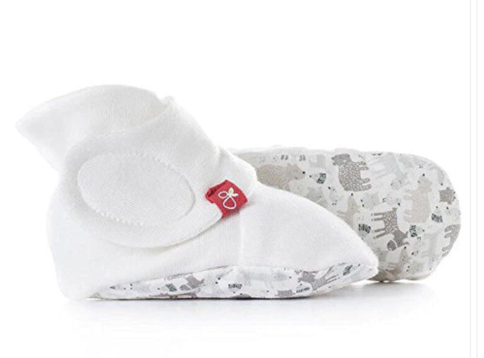 Goumi Kids Organic Stay-On Baby Booties Infant Shoes 3-6m Forest Friends Unisex