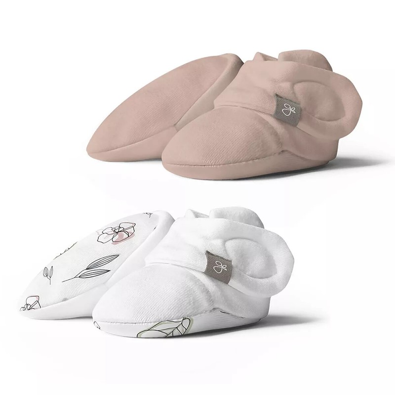 Goumi kids Soft Stay On Baby Boots Infant Booties Shoes 3-6 M