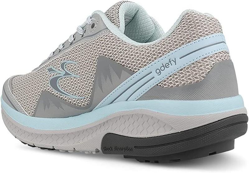 Gravity Defyer Mighty Walk Women's Gdefy TB9024FGU Pain Relief Grey Aqua Shoe