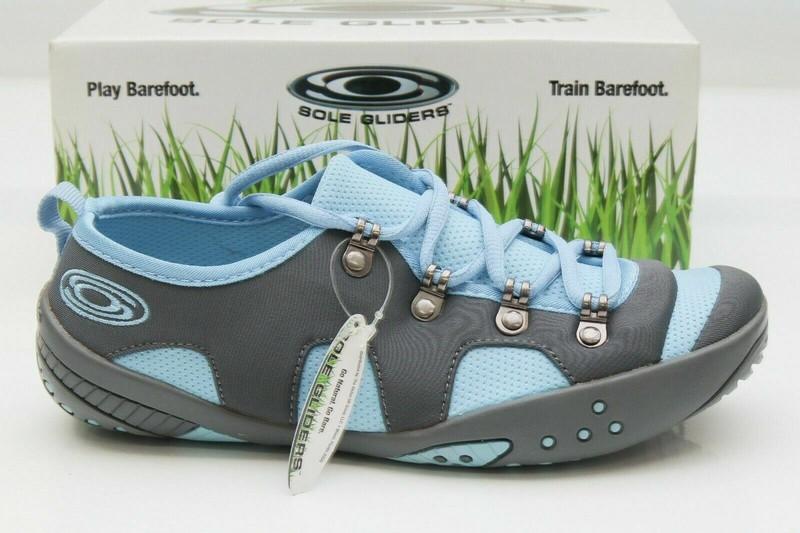 Gray / Blue Women's Size 7W Sole Gliders Optimal Feel & Performance Shoes