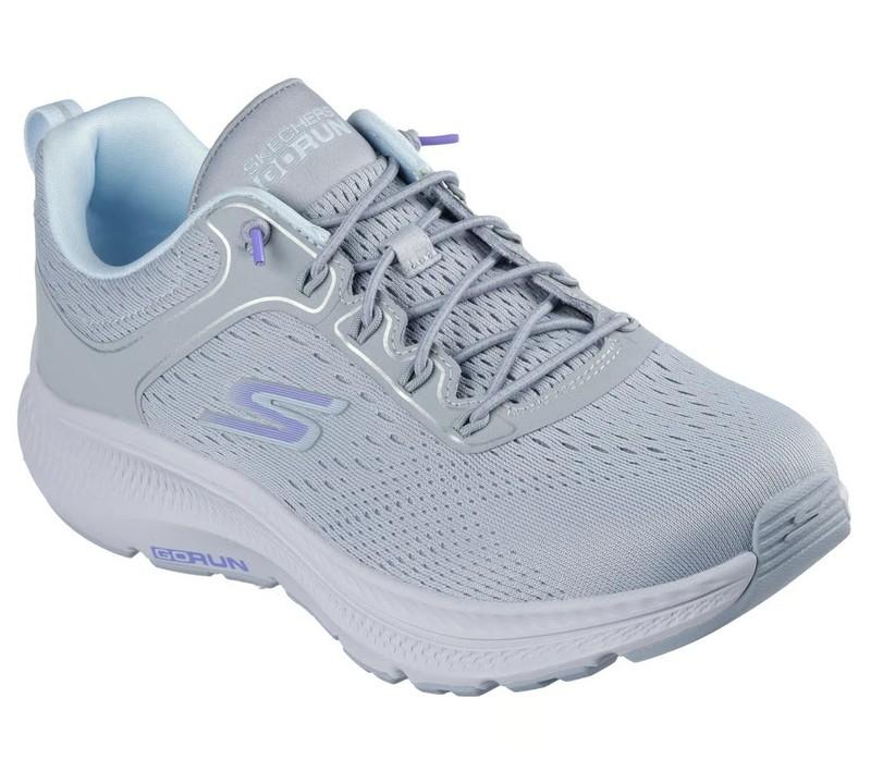 Gray Skechers Shoes Go Run Women Running Sport Air Cool Goga Mat Comfort 128638