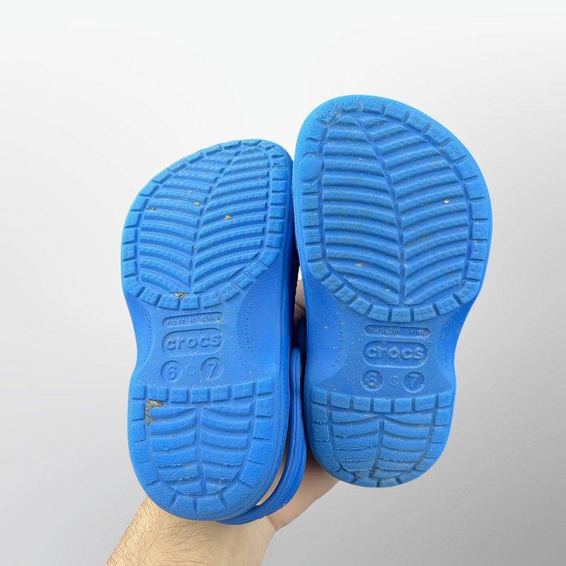 GUC Crocs Classic Clogs Blue Toddler Shoes Size C6/C7