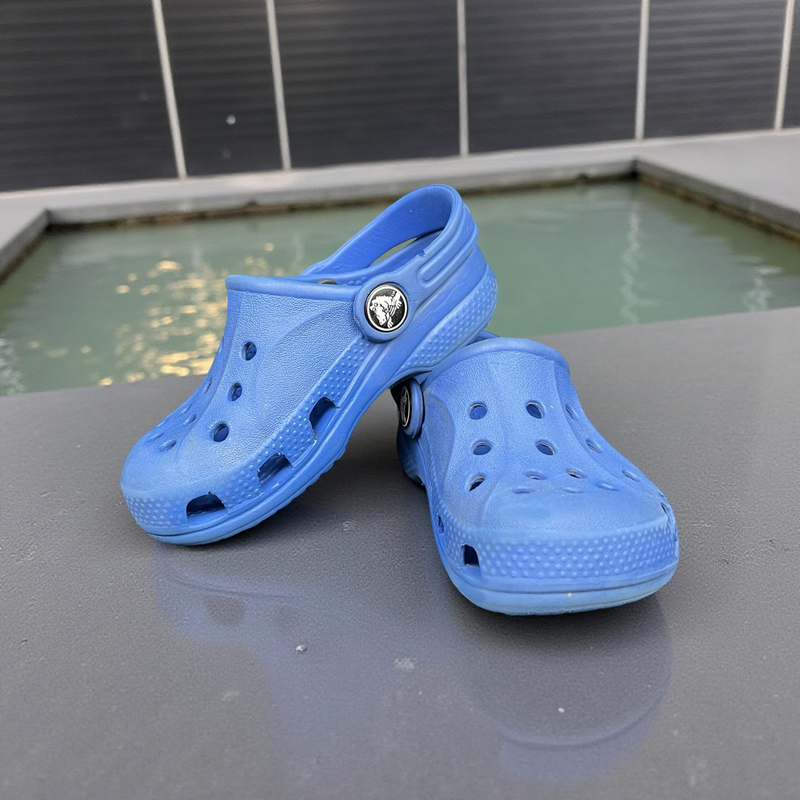 GUC Crocs Classic Clogs Blue Toddler Shoes Size C6/C7