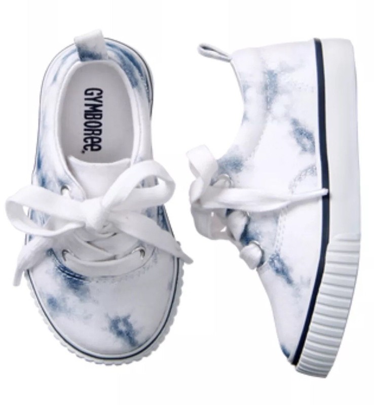 Gymboree Boys Americana Shop Fourth Of July Shoes Tie-Dye Nwt Size 6