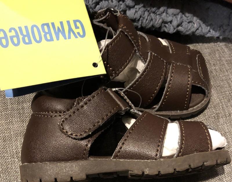 GYMBOREE Brown Unisex Toddler Sandals/Shoes Size 3 NWT
