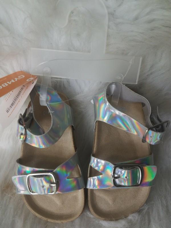 Gymboree Toddler Girls Silver Sandals