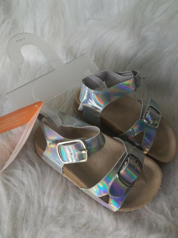 Gymboree Toddler Girls Silver Sandals