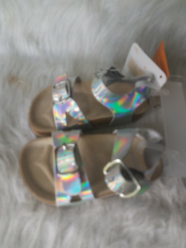 Gymboree Toddler Girls Silver Sandals