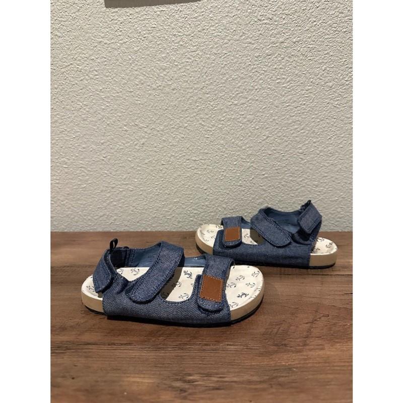 H&M Adjustable Blue Strap Boy Sandals Size 9