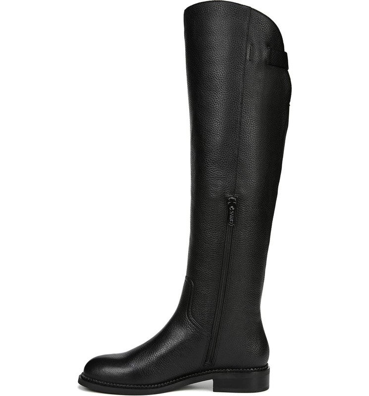 Halloway Black Leather Franco Sarto Boots