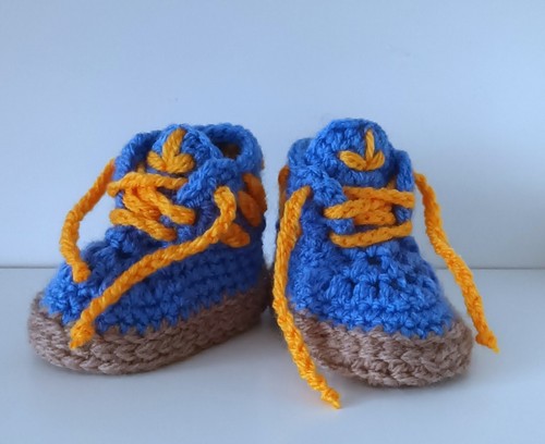 Handmade Baby Crochet Slipers SHOES Booties Sneakers Trainers
