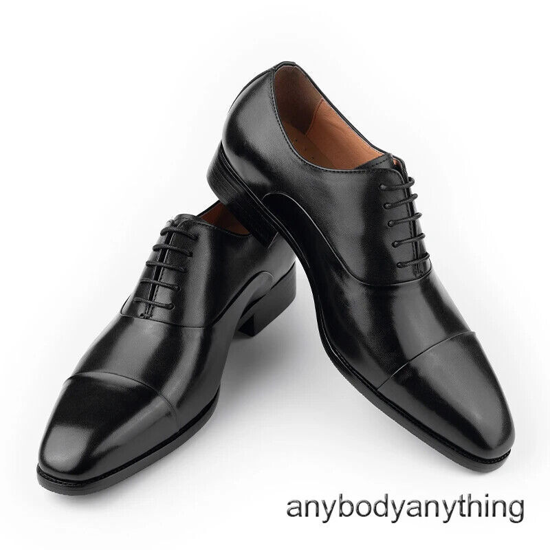 Handmade Mens Oxford Leather Shoes Leather Men Dress Shoes Business Formal Shoes