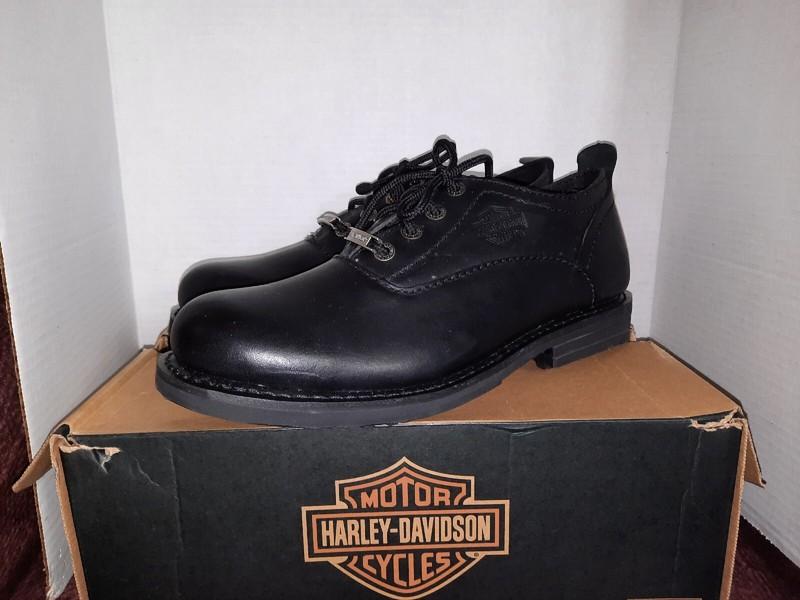 Harley Davidson 10.5M Vtg 90s Black Wicket Garage Oxford Riding Boot Motorcycle