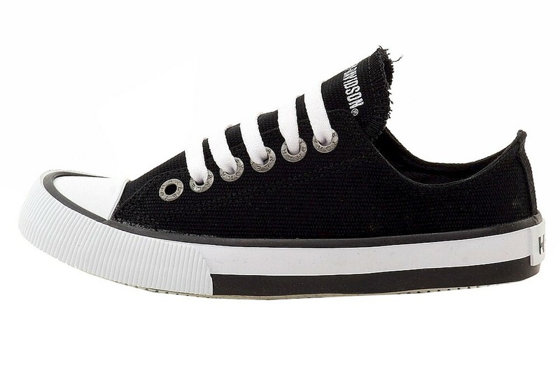 Harley-Davidson Women's Zia Sneaker Black Canvas - D83817 Black Canvas