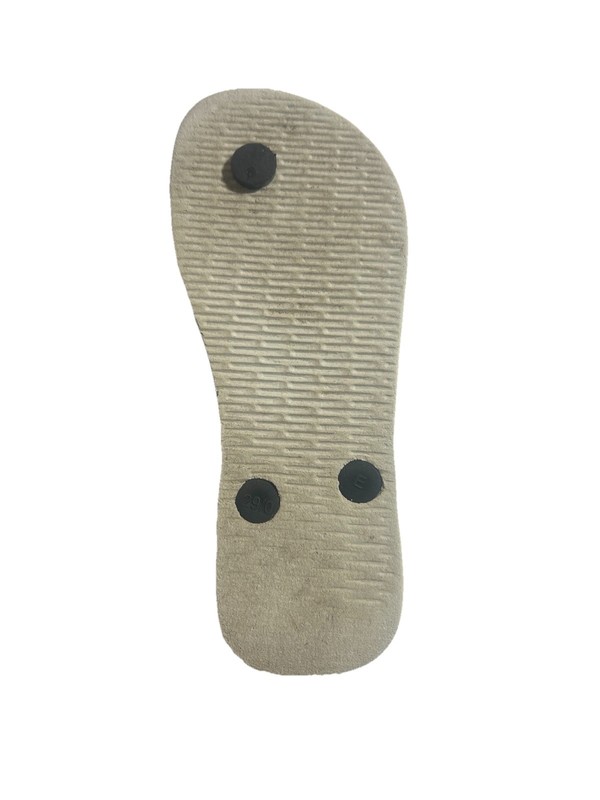 Havaianas Boys Mario Bros Left Sandal Only White/Black Flip Flop Size 13C