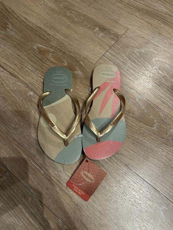 Havaianas Girl's Slim Palette Glow Flip-Flop Size 3-4Y