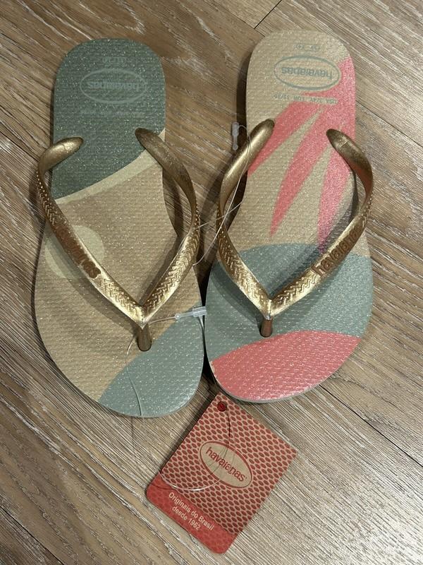 Havaianas Girl's Slim Palette Glow Flip-Flop Size 3-4Y