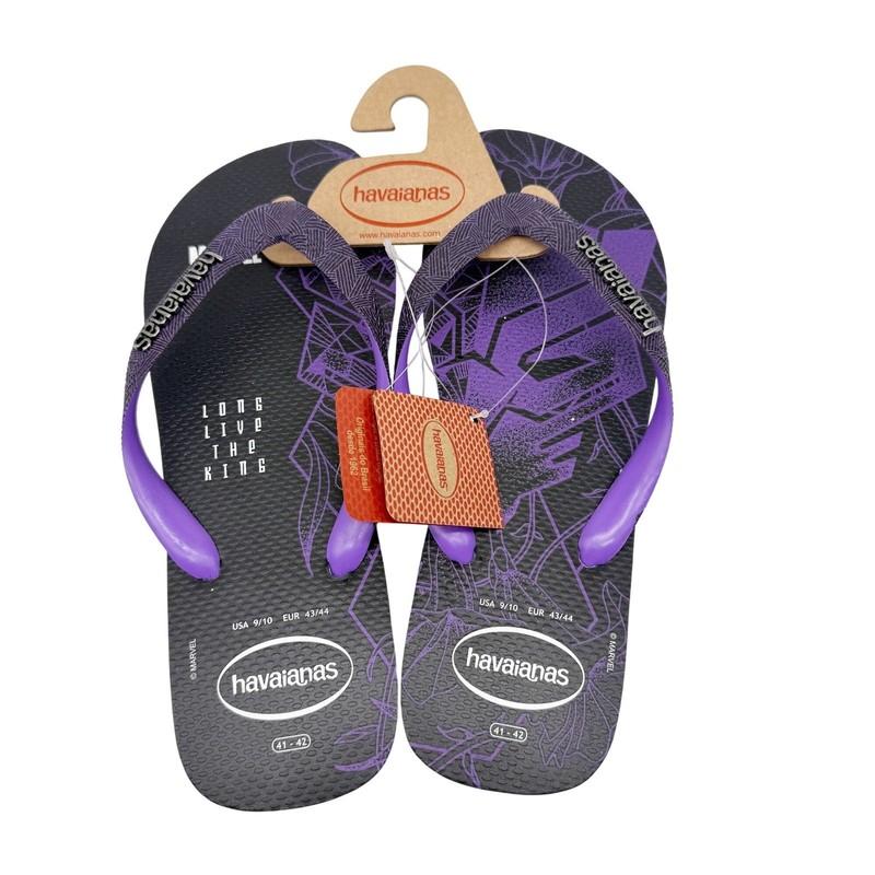 Havaianas Men's Marvel Black Panther Premium Flip Flops US 9/10 EU 43/44