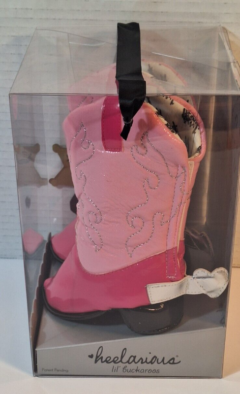 HEELARIOUS Lil' Buckaroos Pink Baby Cowgirl Boots Booties Shoes "Sadie" New 0-6