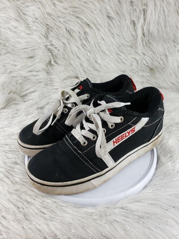 Heelys Gr8 Pro 20 He100745H Skate Shoes Big Boys Youth Size 4 M Black EUC