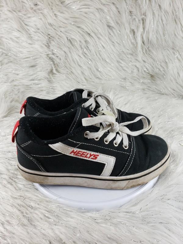 Heelys Gr8 Pro 20 He100745H Skate Shoes Big Boys Youth Size 4 M Black EUC