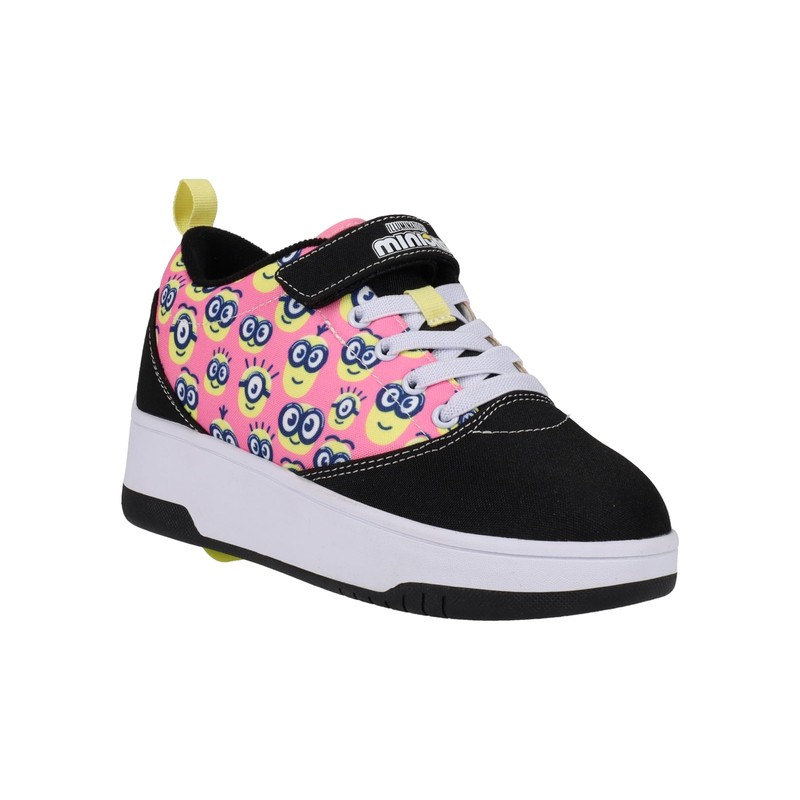 HEELYs Unisex Child Pop Pro Heelkies Wheel Shoes Black Pink Yellow New