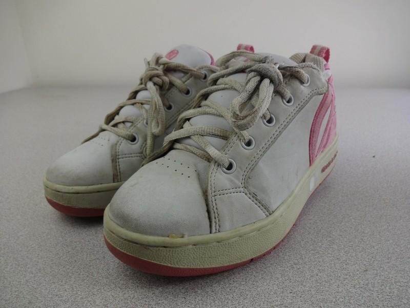 HEELYS Youth Original Style 7444 White Pink Skate Shoes Youth Size 2