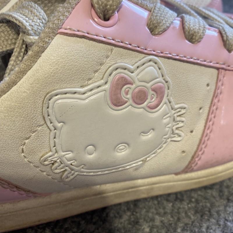 Hello Kitty Shoes Girls 1 Sanrio Sneakers White Pink Lace