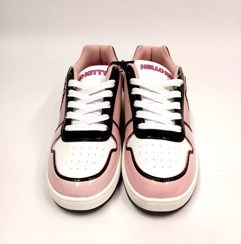 Hello Kitty Shoes Sizes 6-11 Regular Women's Pink Casual Court Sneakers Sanrio