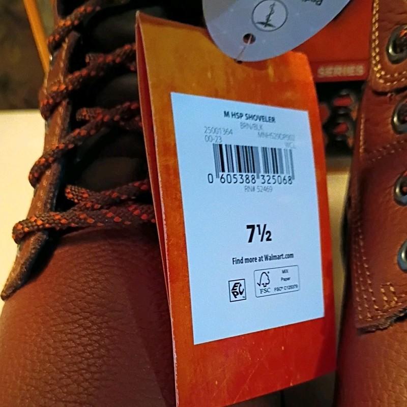 HERMAN SURVIVORS - SIZE: 7.5 Pro Series Shoveler 6" Steel Toe Work Boots - NEW