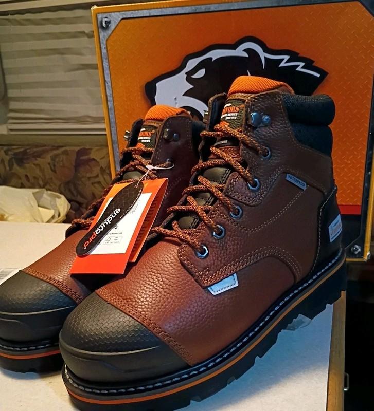 HERMAN SURVIVORS - SIZE: 7.5 Pro Series Shoveler 6" Steel Toe Work Boots - NEW