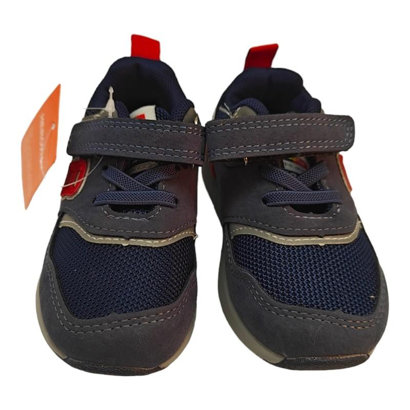 Heroway Baby Sneakers Dark Blue & Red Sz 22 NWT