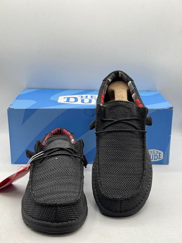 Hey Dude Men's Wally Sox Jet Black - US 8 / EU 41