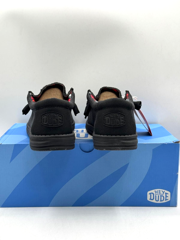 Hey Dude Men's Wally Sox Jet Black - US 8 / EU 41