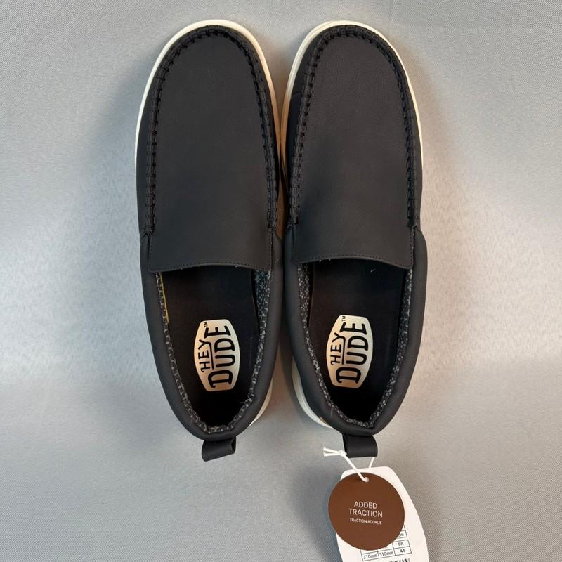 Hey Dude Paul Classic Loafers Mens 13 Black Slip-On Casual Lightweight New NIB