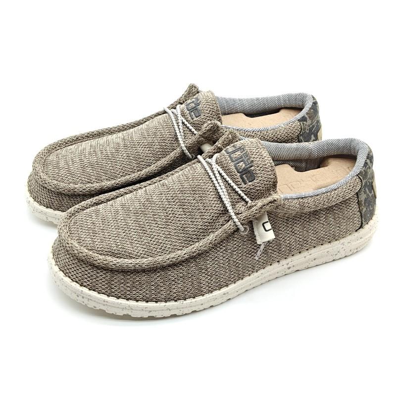 Hey Dude Wally Stretch Sand Dune Camo Sneaker Shoe Men's Sizes US 10-14