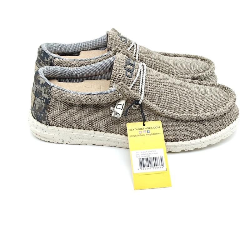 Hey Dude Wally Stretch Sand Dune Camo Sneaker Shoe Men's Sizes US 10-14