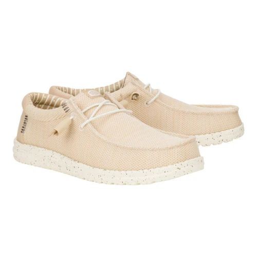 Hey Dude Wally Stretch Sox Men's Casual Shoes Irish Cream/Egret M14