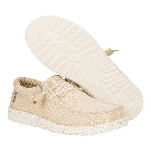 Hey Dude Wally Stretch Sox Men's Casual Shoes Irish Cream/Egret M14