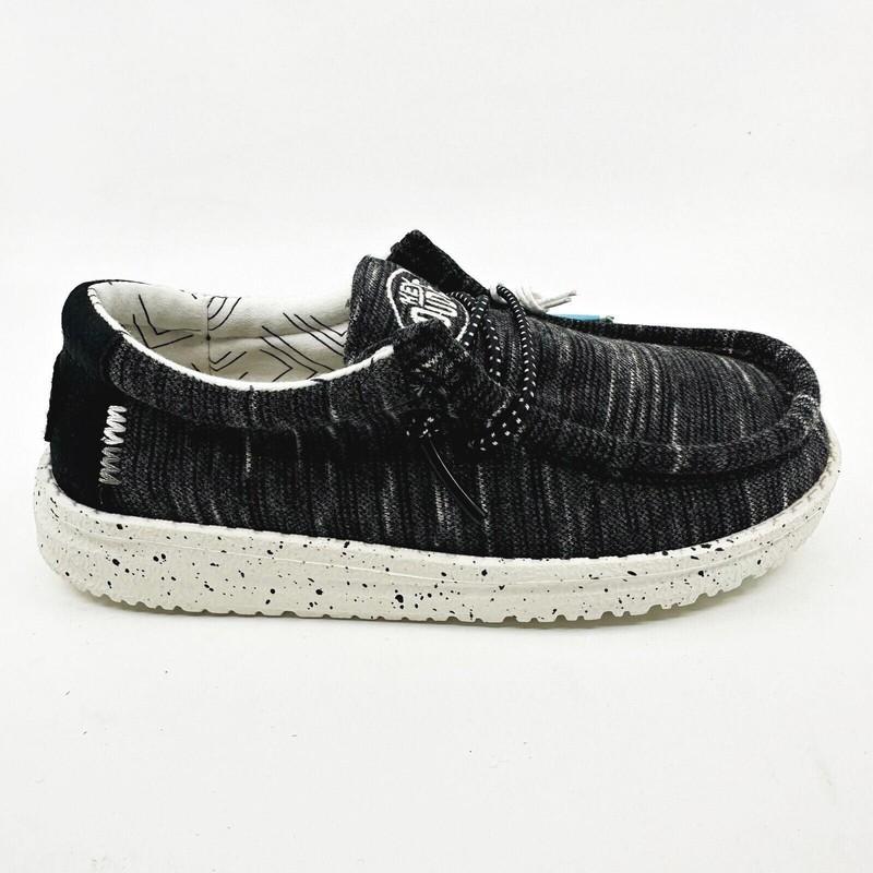 Hey Dude Wally Toddler Stretch Black Toddler Size 7 Casual Shoes