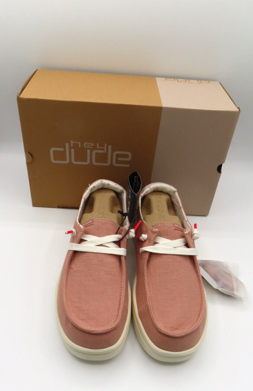 Hey Dude Wendy Rise Chambray Rose 121945031 US Women's 9 EU 40