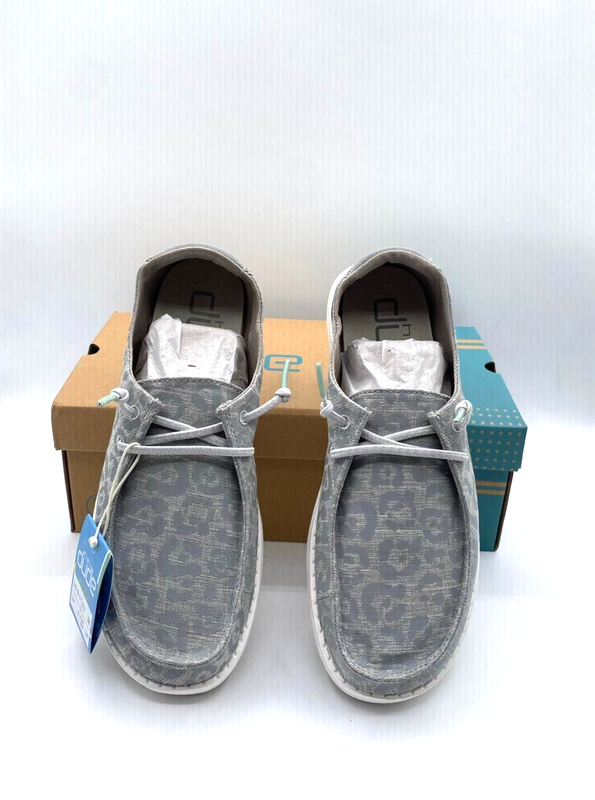 Hey Dude Wendy Youth Cat Eye Grey - US Youth 6 Women's 7 EUR 38